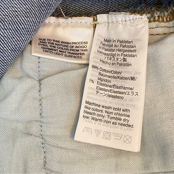 J. Crew Mercantile Raw Hem Denim Skirt - Picture 8 of 9